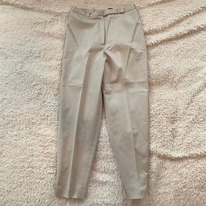 Liz Claiborne Light Beige Ankle Pants